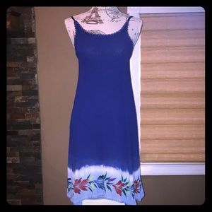 ❤️Blue Sundress with Floral Accent